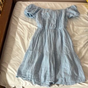 jessica simpson blue mini dress